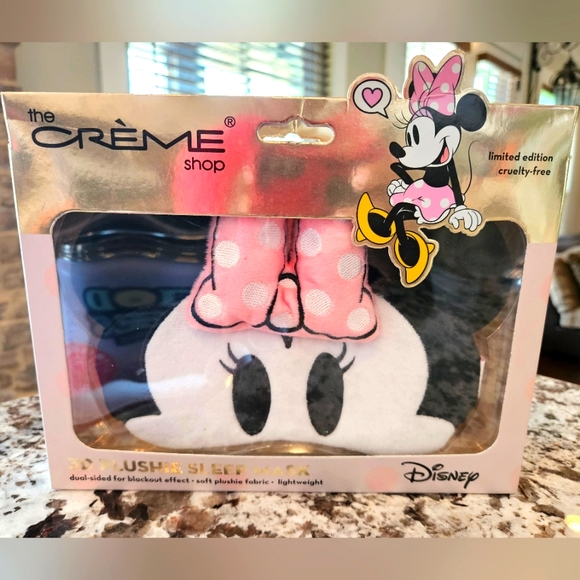 Thee CREME shop Minnie Mouse 3D Plushie Sleep Mask. Limited Edition - Picture 1 of 5